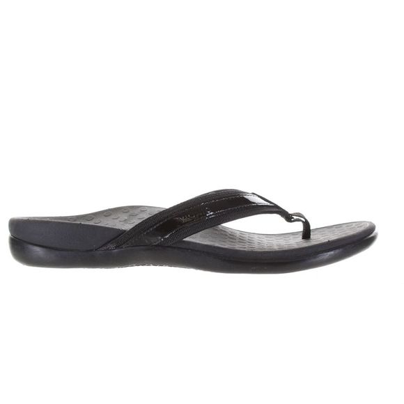Vionic Shoes - Vionic Womens Tide Black T-Strap Sandals Size 8 Medium (B, M)